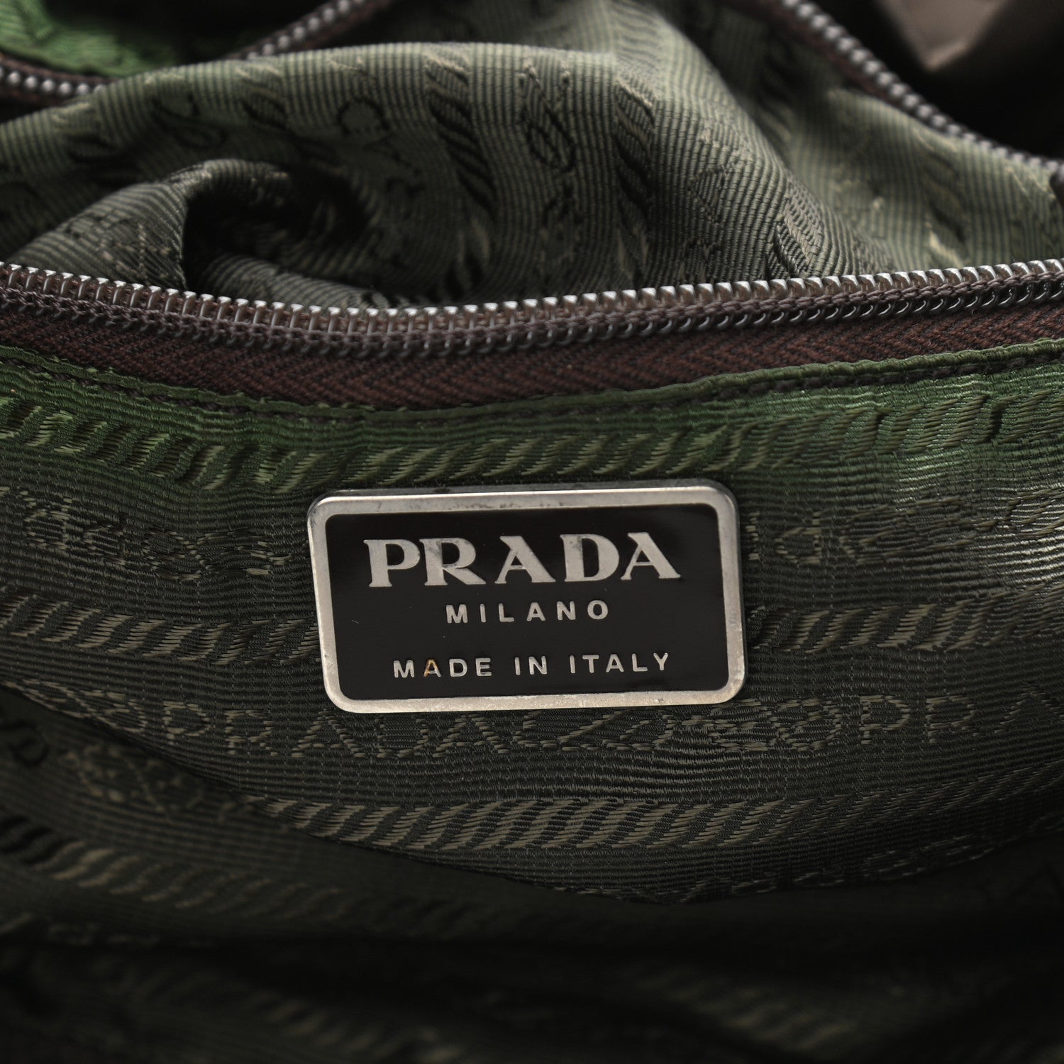 Prada Nylon Vela Large Backpack Green 6 of 10