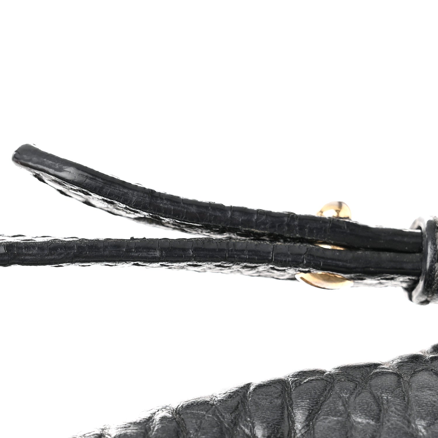 Burberry Signature Grain Calfskin Check Embossed Medium Balmoral Clutch Bag Black 13 of 16