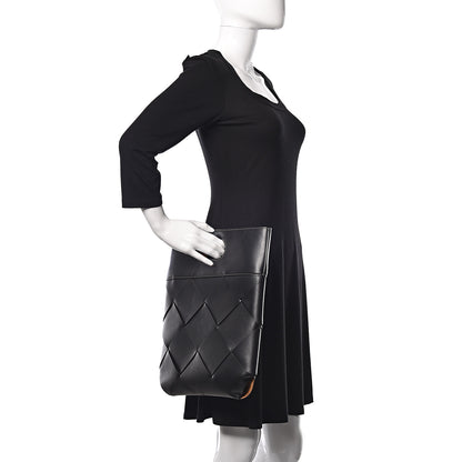Bottega Veneta French Calfskin Small Slip Tote Black 2 of 10
