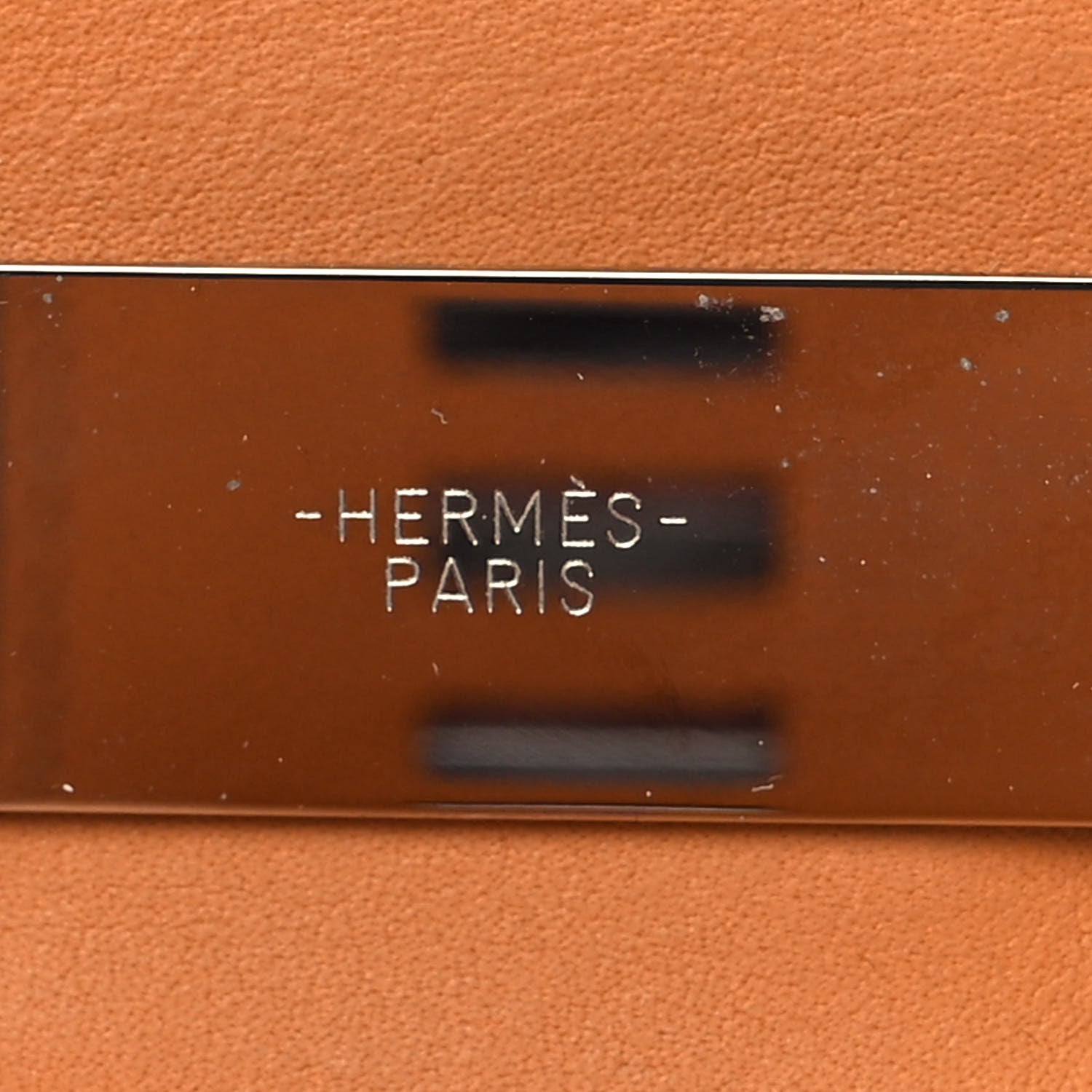 Hermes Shiny Alligator Collier De Chien CDC Bracelet S Orange 5 of 6