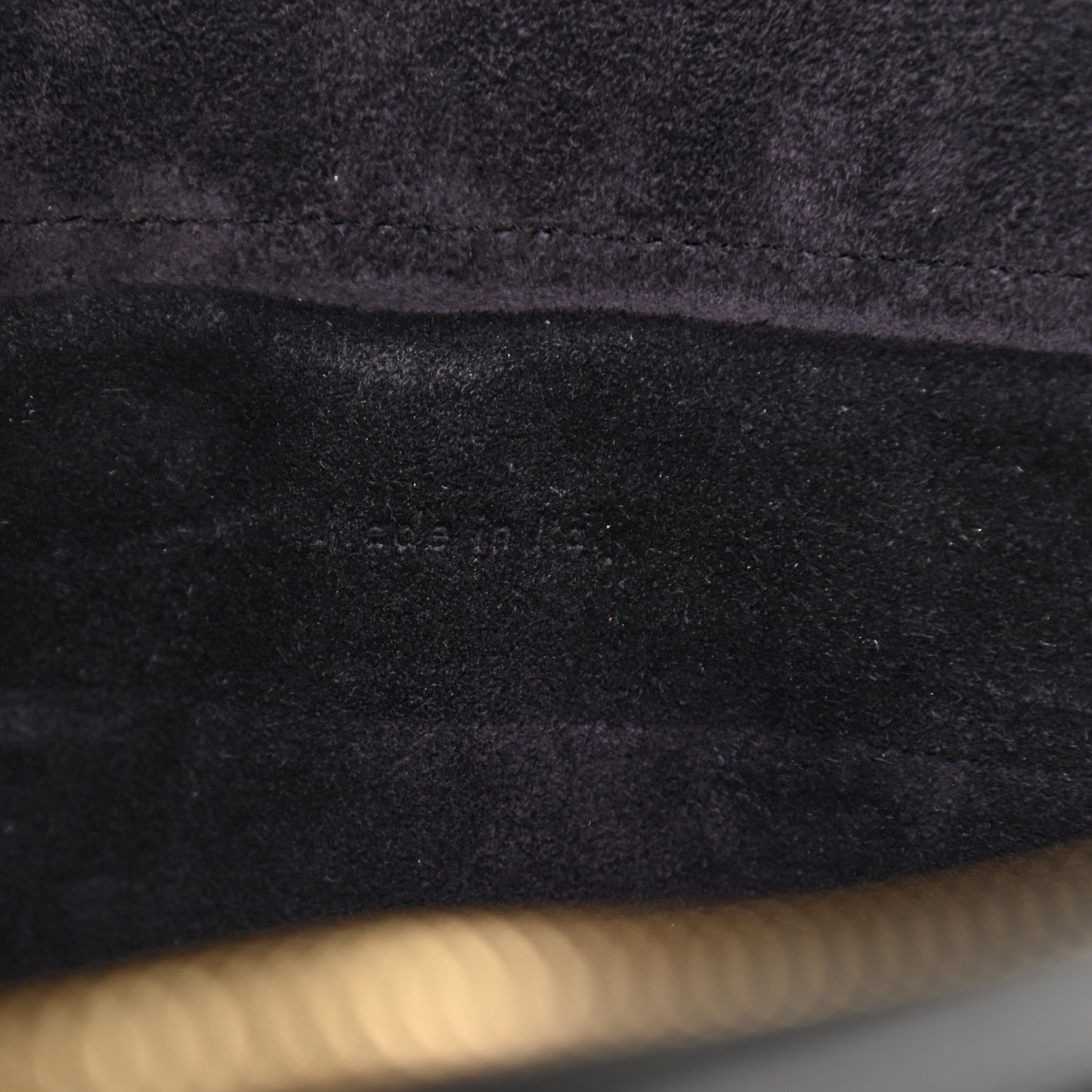 Grained Calfskin Micro Belt Bag Black