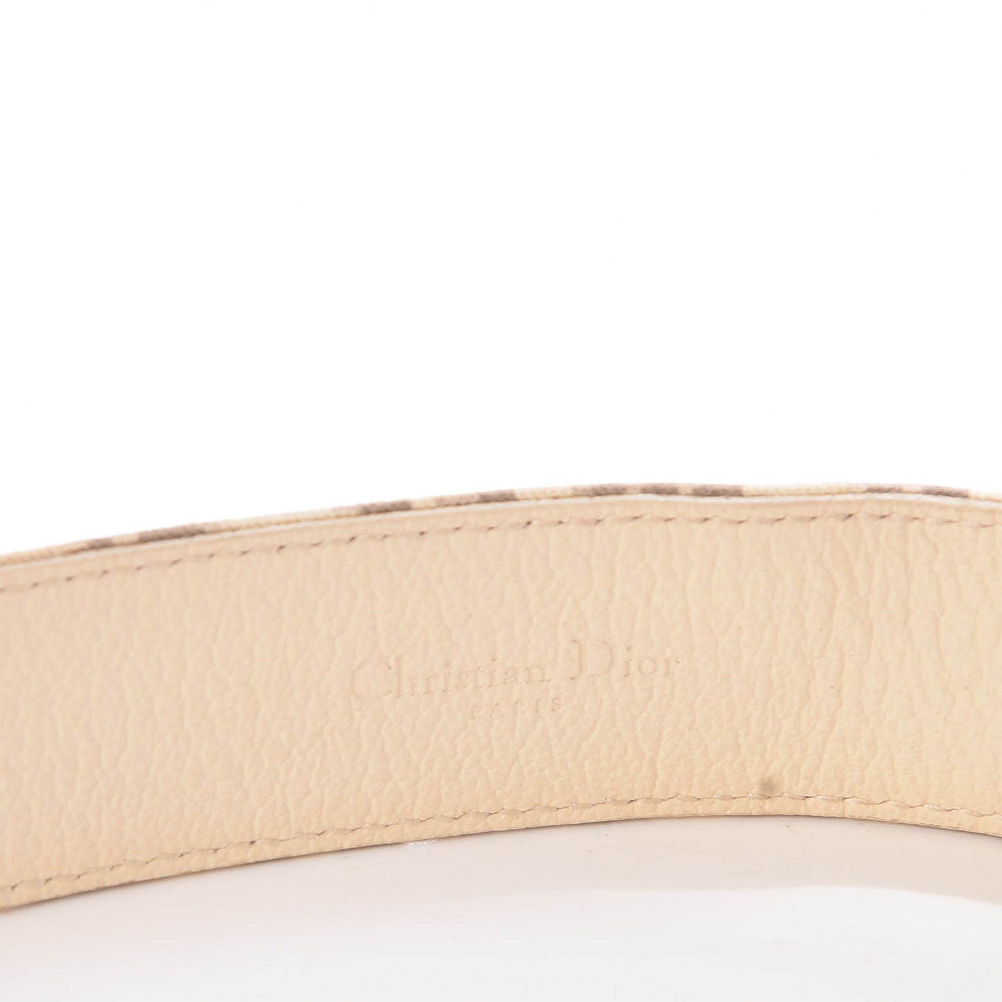 Canvas Monogram Vintage Flowers Embroidered Trotter Belt 90 36 Beige