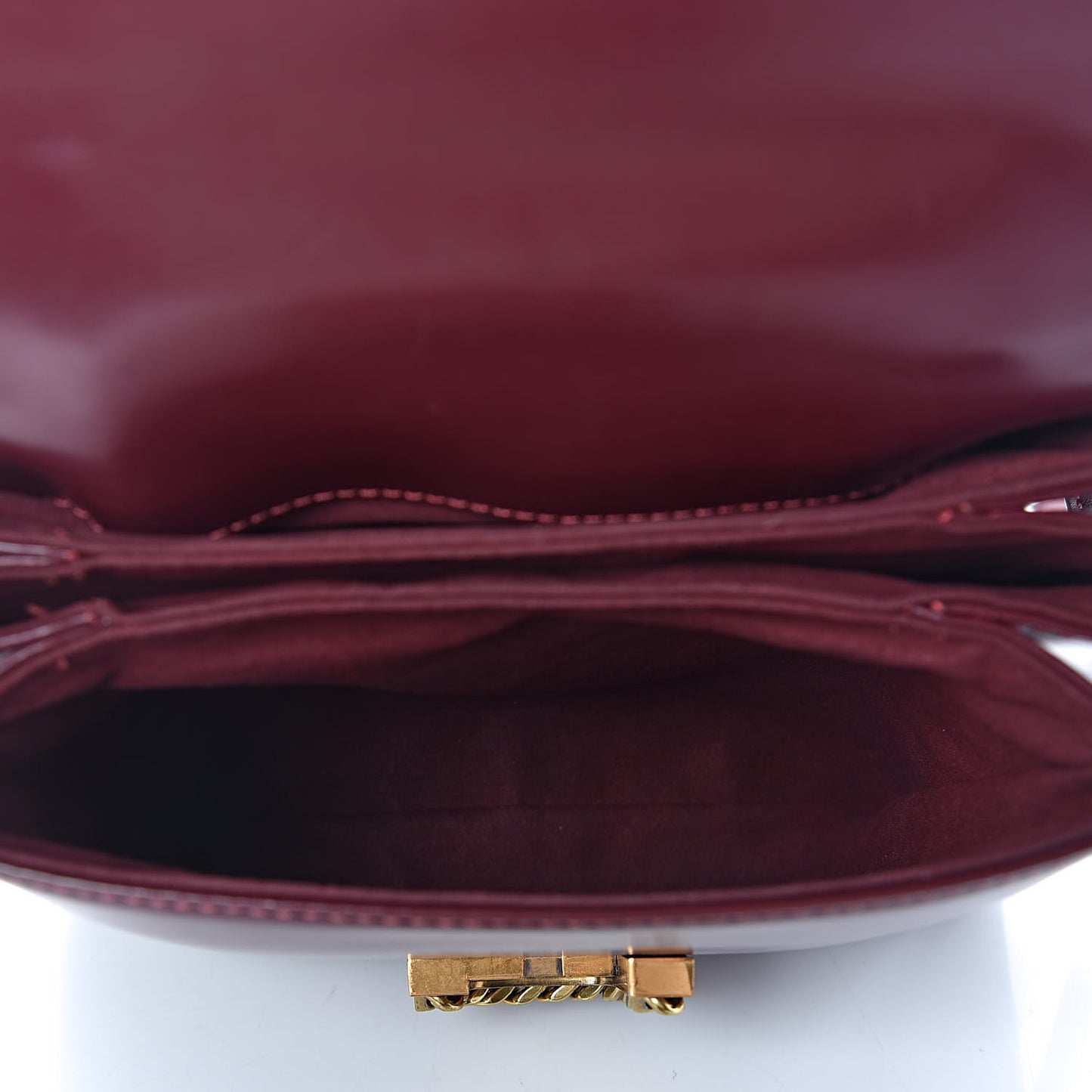 Calfskin St. Marc Shoulder Bag Burgundy