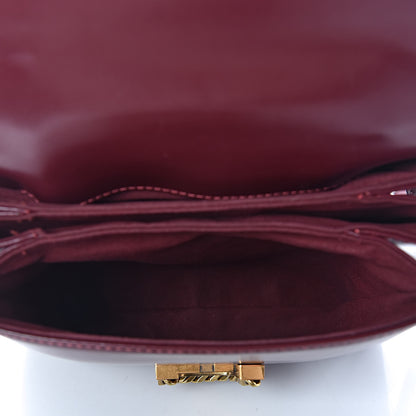 Marc Jacobs Calfskin St. Marc Shoulder Bag Burgundy 5 of 15