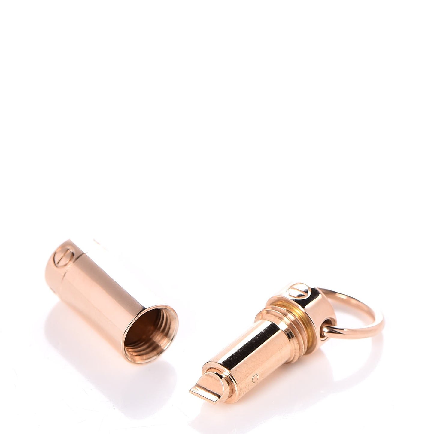 18K Pink Gold LOVE Screwdriver Pendant Necklace
