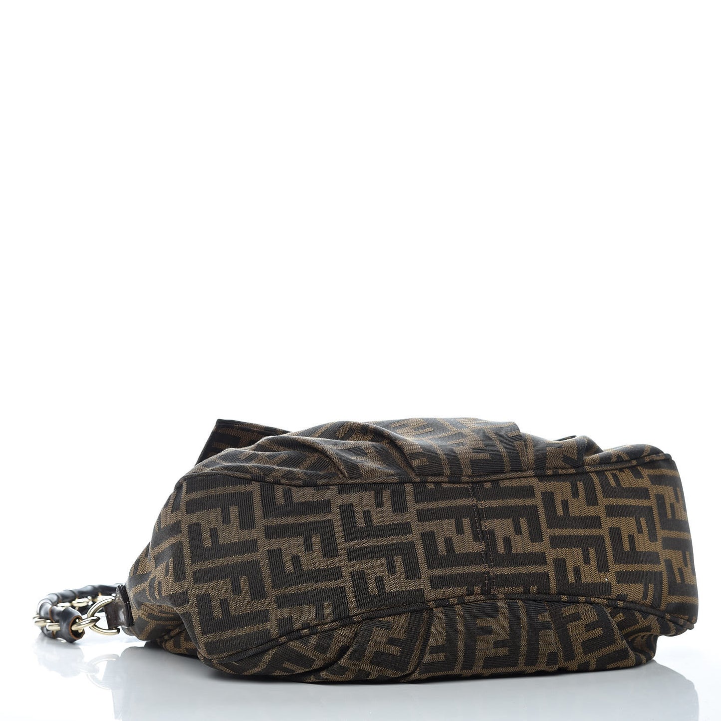 Zucca Patent Mia Shoulder Flap Tobacco