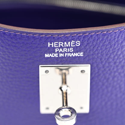 Hermes Togo Kelly Retourne 35 Iris 6 of 10