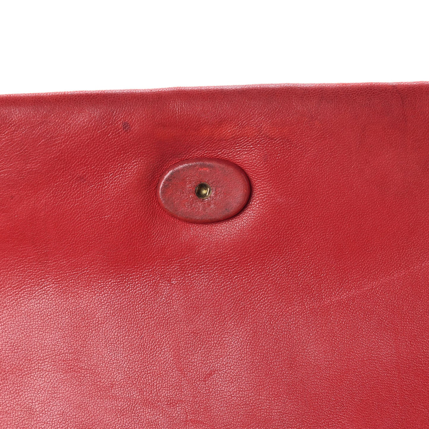 Lambskin CC Envelope Single Flap Red