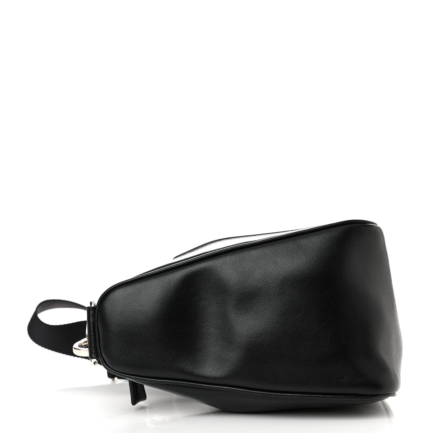Prada Grace Lux Triangle Shoulder Bag Black 4 of 12