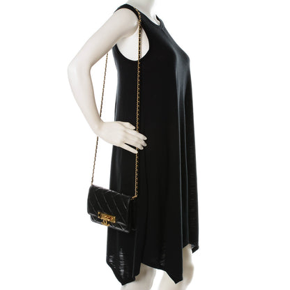 Chanel Lambskin Quilted Golden Class Wallet on Chain WOC Black 2 of 7