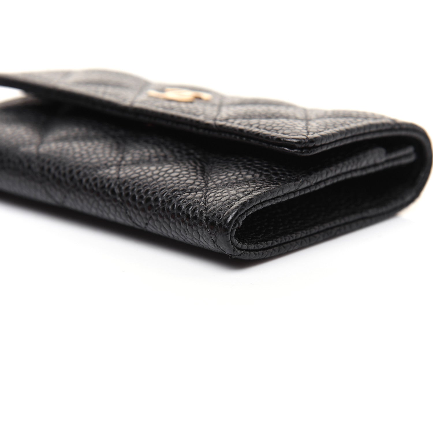 Chanel Caviar Quilted Flap Card Holder Black 7 of 11
