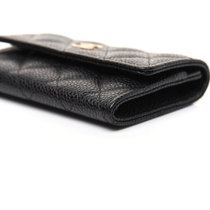 Chanel Caviar Quilted Flap Card Holder Black 7 of 11
