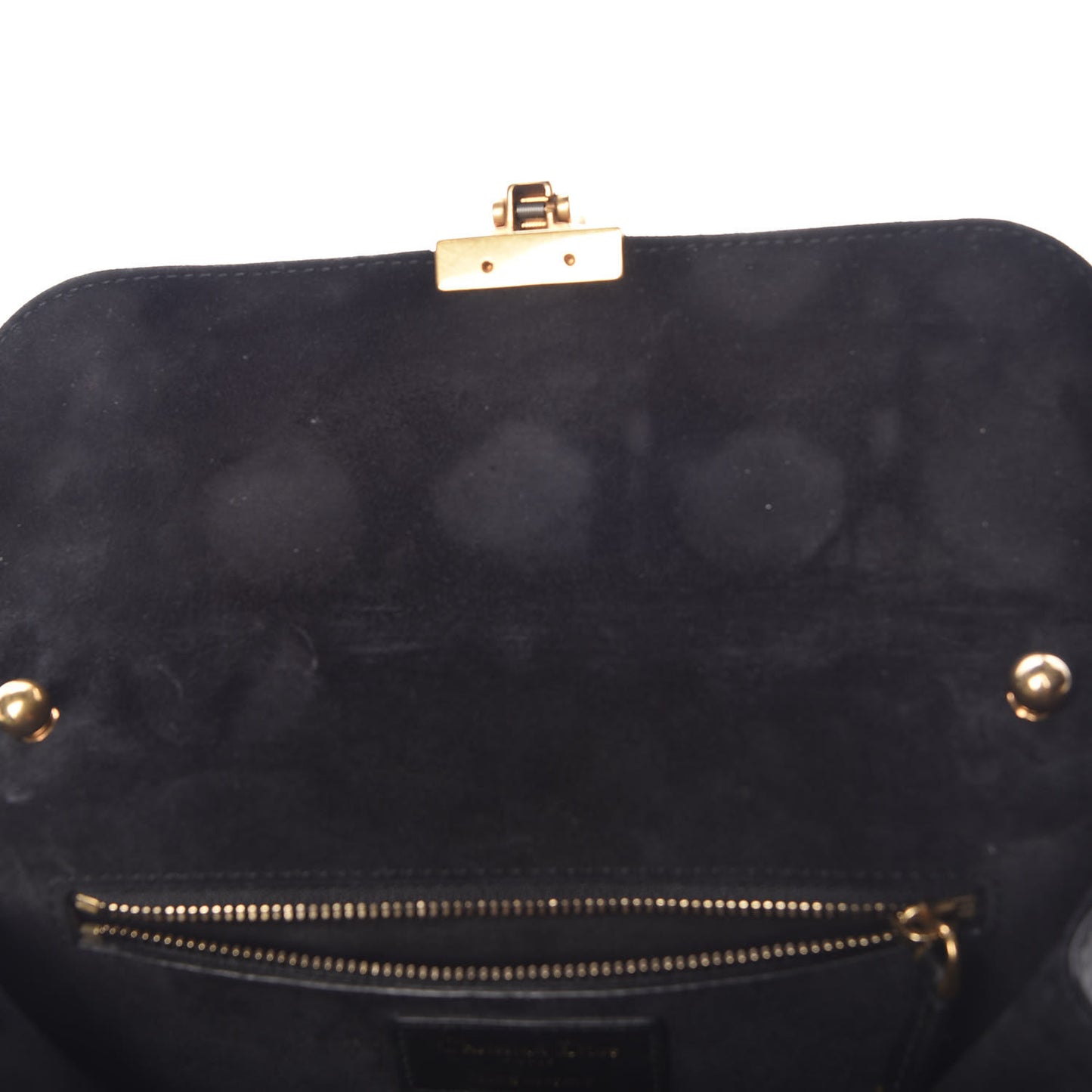 Lambskin Cannage Small Dioraddict Flap Bag Black