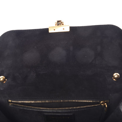 Christian Dior Lambskin Cannage Small Dioraddict Flap Bag Black 12 of 12