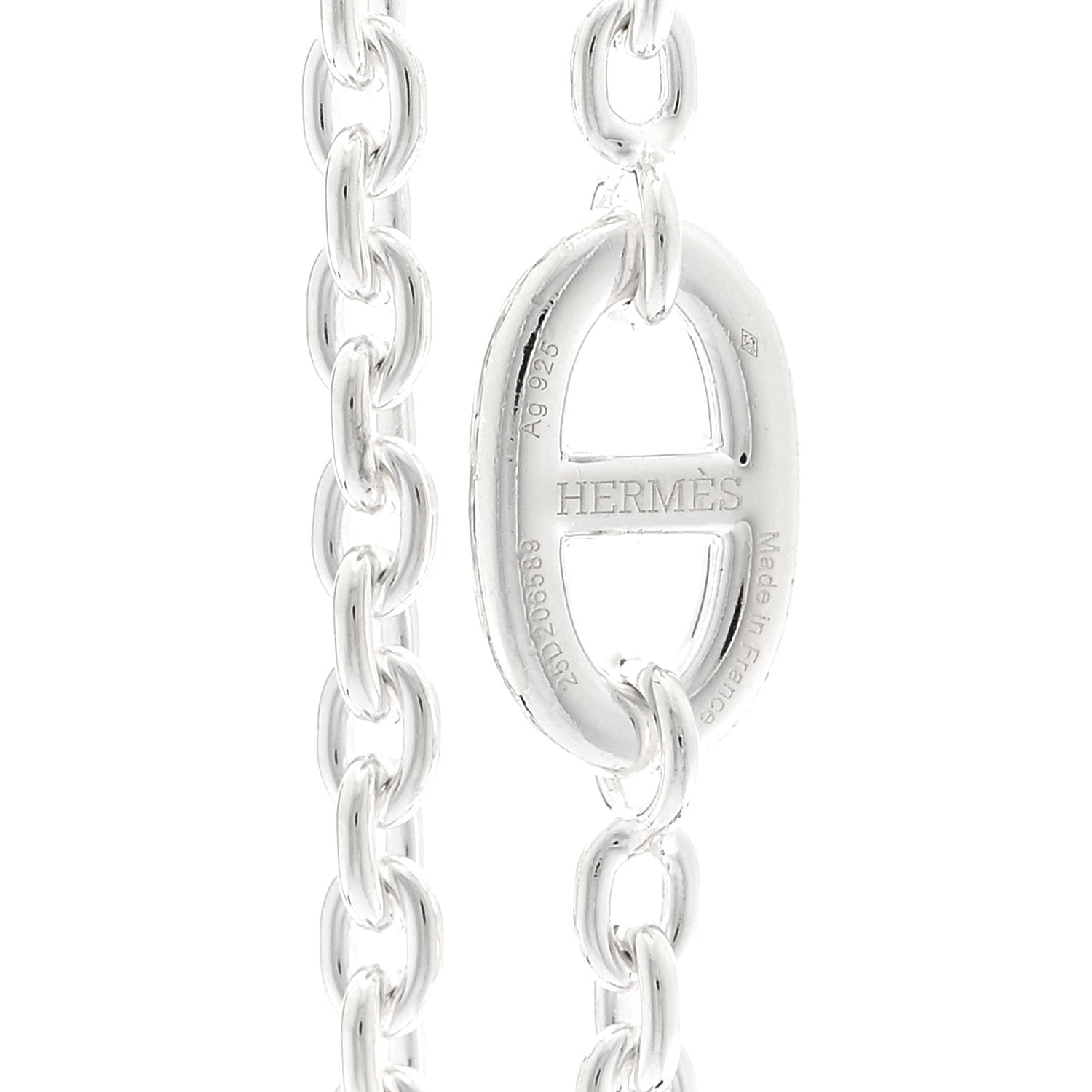 Hermes Sterling Silver Farandole Necklace 120 5 of 6
