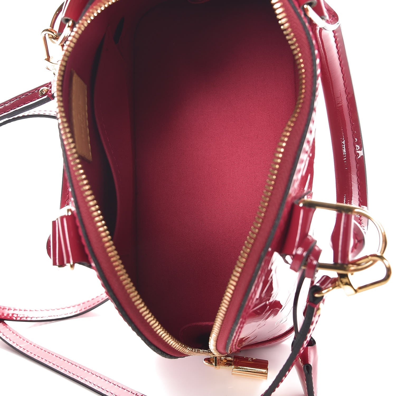 Louis Vuitton Vernis Alma BB Rose Indien 6 of 9