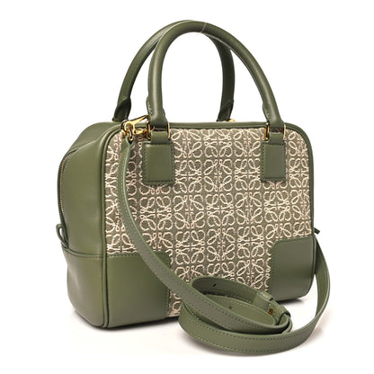 Loewe Jacquard Anagram Calfskin Amazona 19 Avocado Green 3 of 9