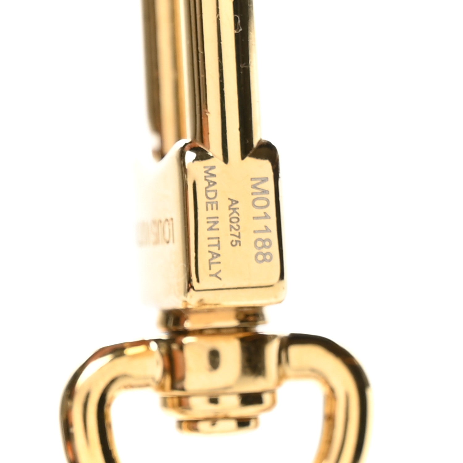 Louis Vuitton Monogram Spring Street Bag Charm Key Holder Gold 3 of 4