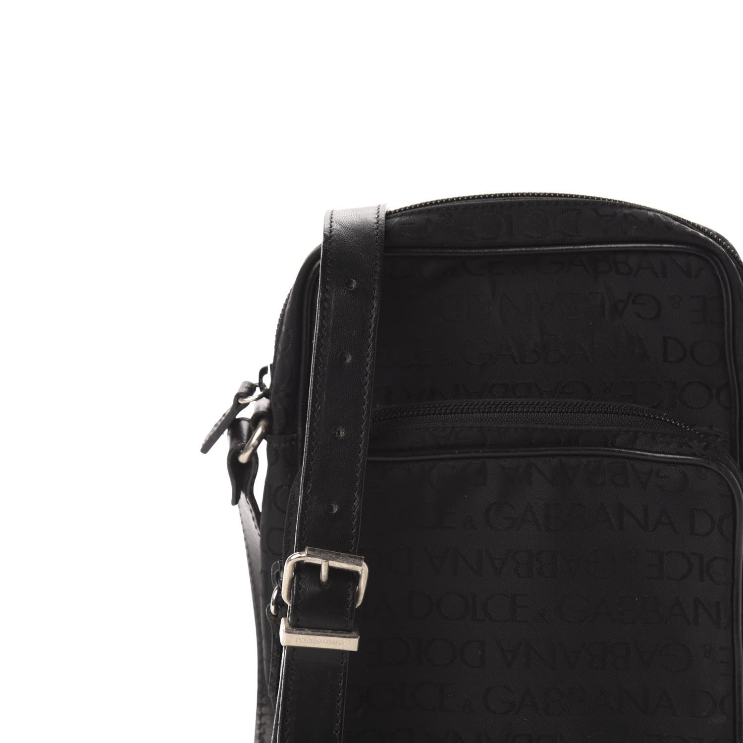 Dolce & Gabbana Nylon Monogram Messenger Black 10 of 10