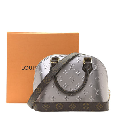 Louis Vuitton Vernis Epi Monogram Alma BB Champagne Metallise 9 of 9