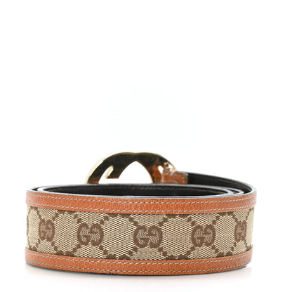 Gucci Monogram Interlocking G Belt 85 34 Light Brown 2 of 6