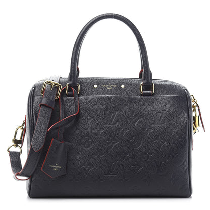 Louis Vuitton Empreinte Speedy Bandouliere 25 NM Marine Rouge 1 of 11