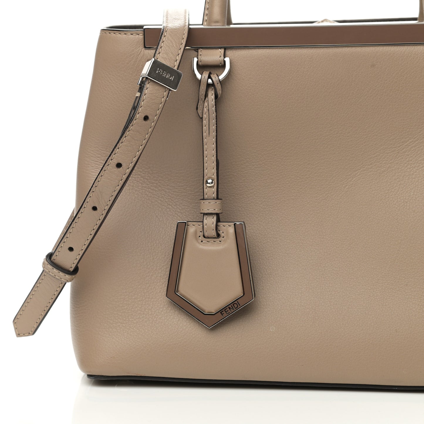 Vitello Dolce Century Petite 2Jours Tote Tortora Carbone