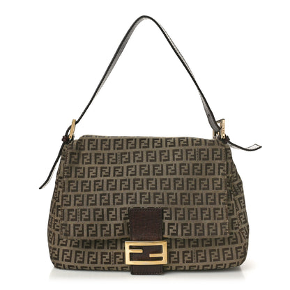 Fendi Zucchino Mama Baguette Brown 1 of 12