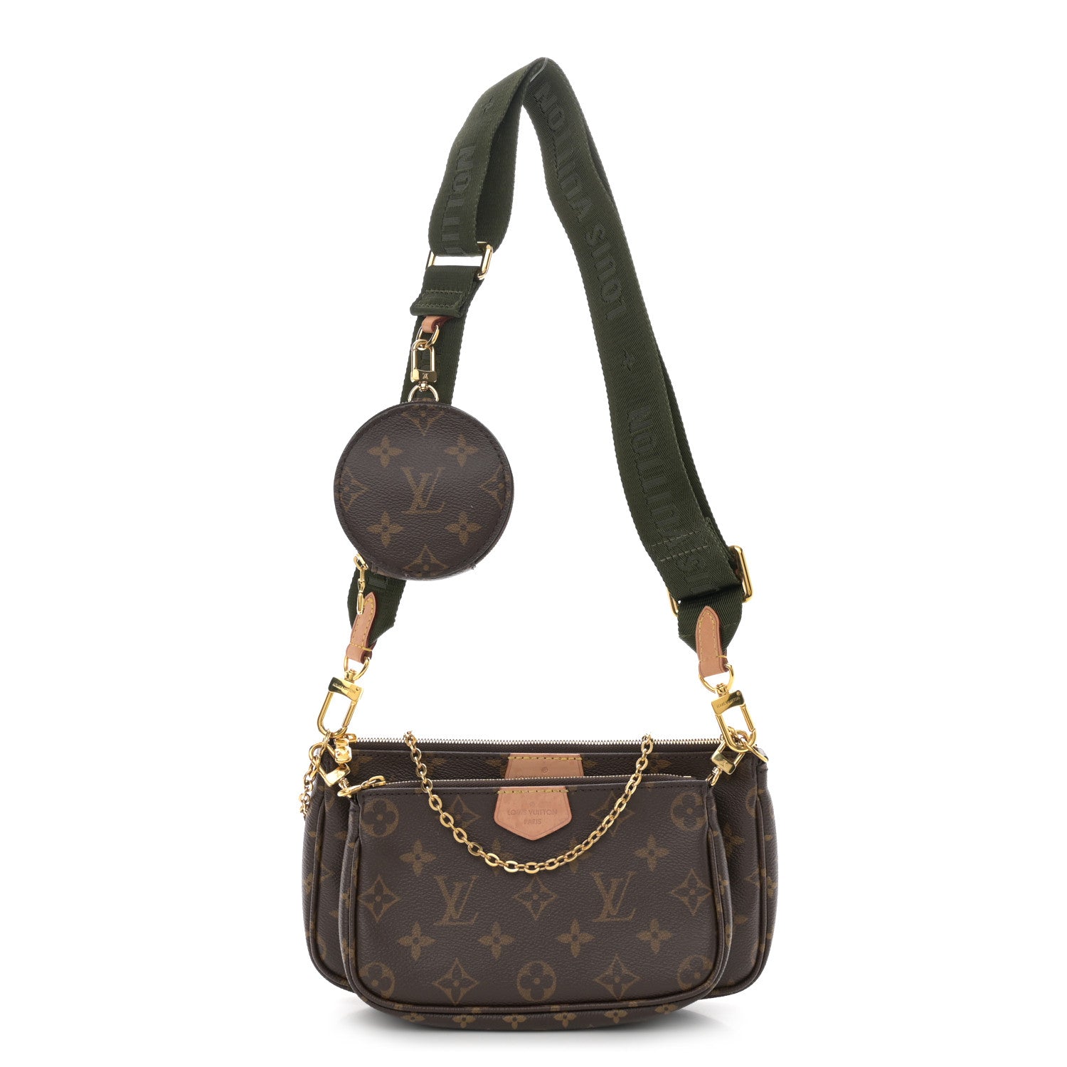 Louis Vuitton Monogram Multi Pochette Accessories Kaki 1 of 10