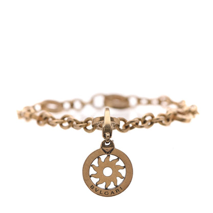 Bulgari 18K Yellow Gold Tondo Sole Charm Bracelet 1 of 5