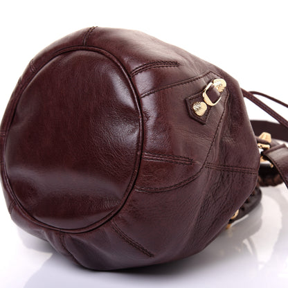 Balenciaga Agneau Giant 12 Gold Hardware Mini Pompon Cigare Fonce 8 of 10