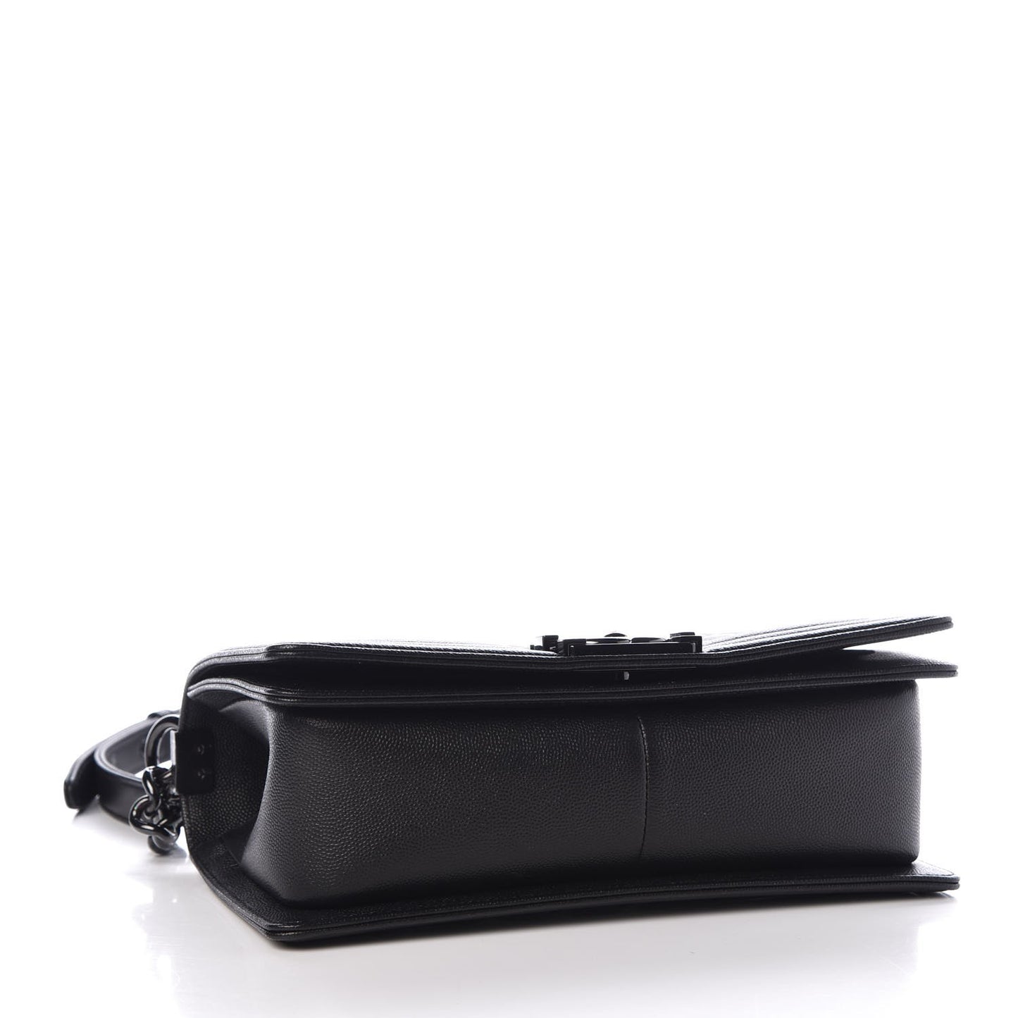 Caviar Quilted Medium Boy Flap So Black