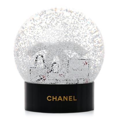 Chanel Glass CC Shopping Bag Snow Globe 2 of 5