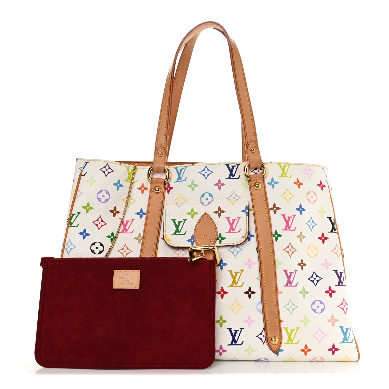 Louis Vuitton Monogram Multicolor Aurelia GM White 1 of 11