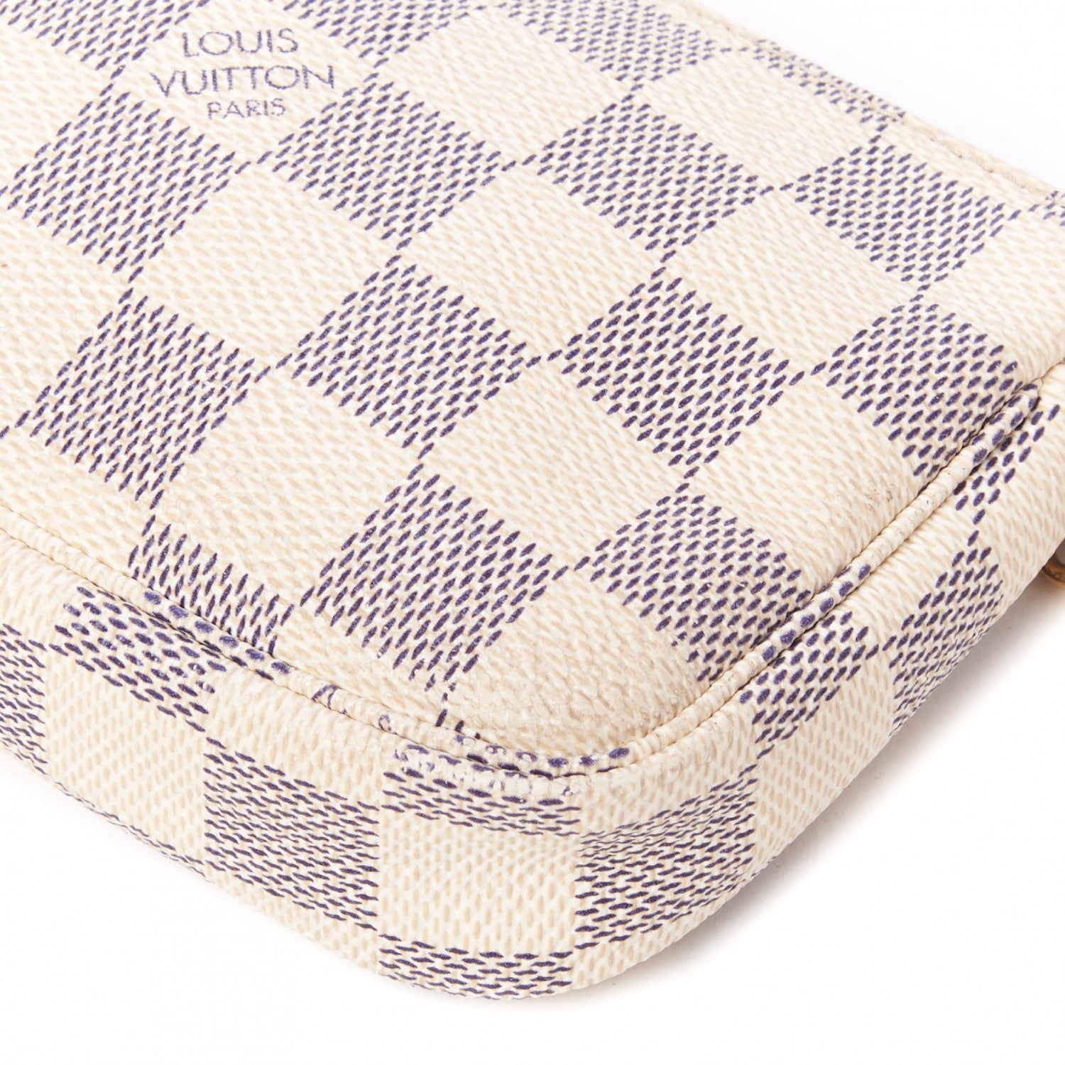 Louis Vuitton Damier Azur Mini Pochette Accessories 5 of 8