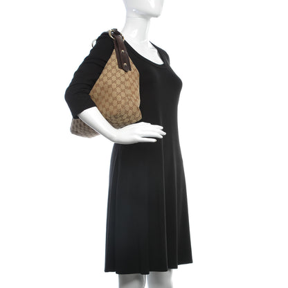 Gucci Monogram Medium Horsebit Chain Hobo Dark Brown 2 of 15