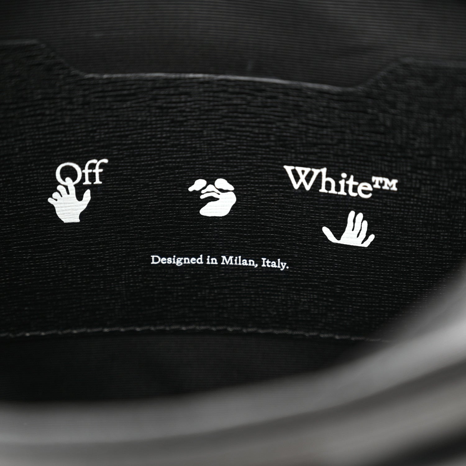 Off-White Saffiano Diag Camera Bag Black 5 of 9