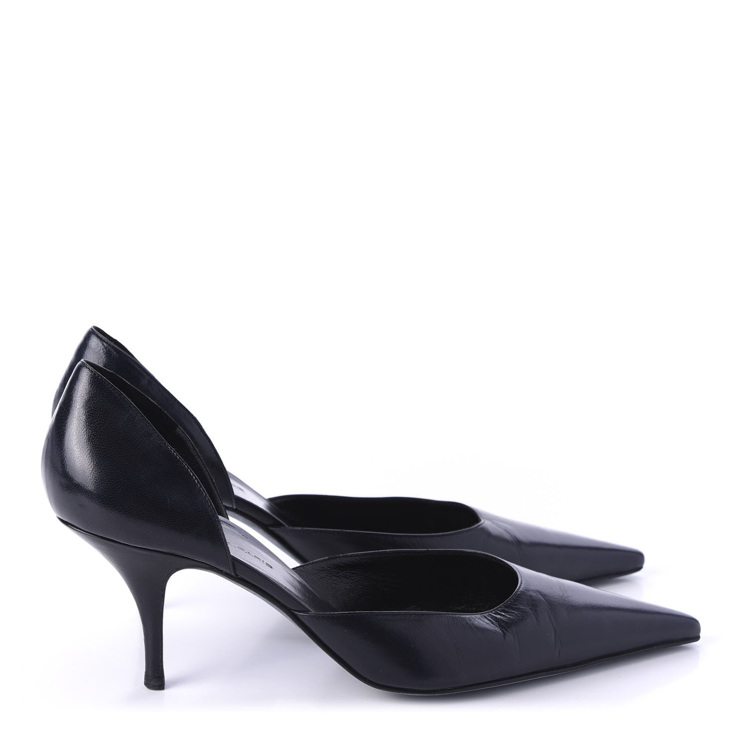 Balenciaga Calfskin Pumps 39.5 Black 4 of 8