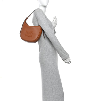 Celine Supple Calfskin Small Triomphe Heloise Shoulder Bag Tan 2 of 10