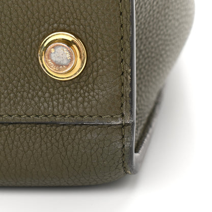 Louis Vuitton Taurillon City Steamer MM Kaki Black 15 of 15