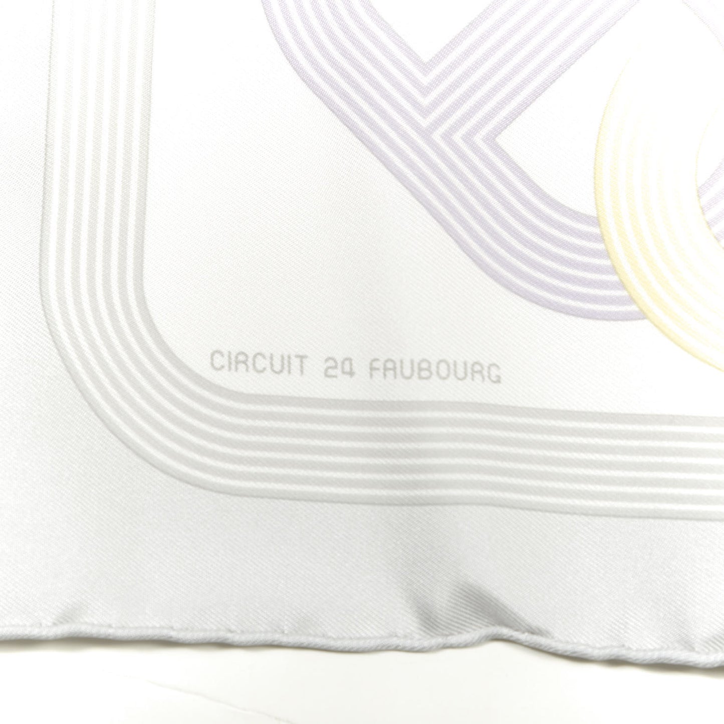 Silk Circuit 24 Faubourg Pocket Square Scarf