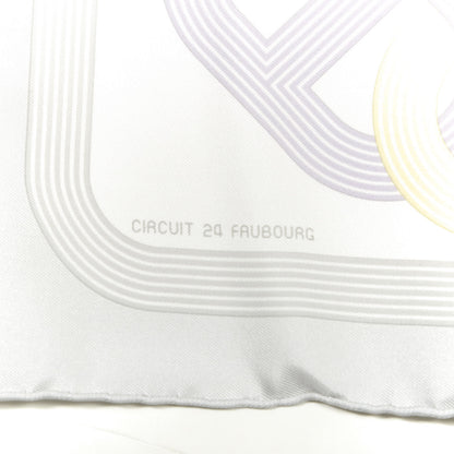 Hermes Silk Circuit 24 Faubourg Pocket Square Scarf 2 of 5