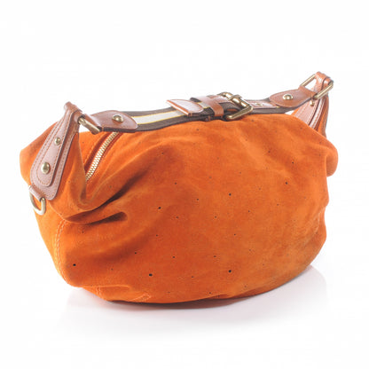 Louis Vuitton Suede Mahina Onatah GM Orange 3 of 9