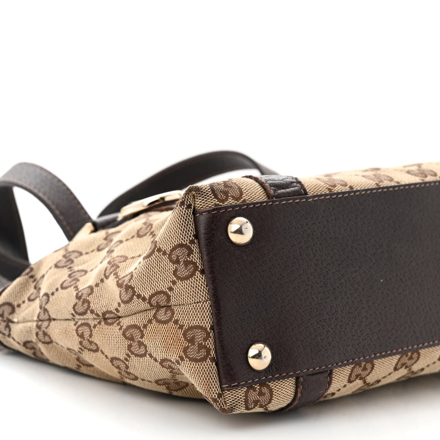 Monogram Small Abbey Tote Dark Brown