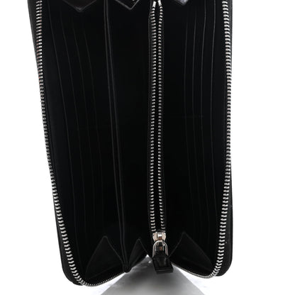 Prada Saffiano Tech Zip Around Wallet Black 4 of 4
