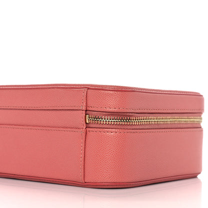 Chanel Caviar Quilted Medium CC Filigree Vanity Case Pink 9 of 9