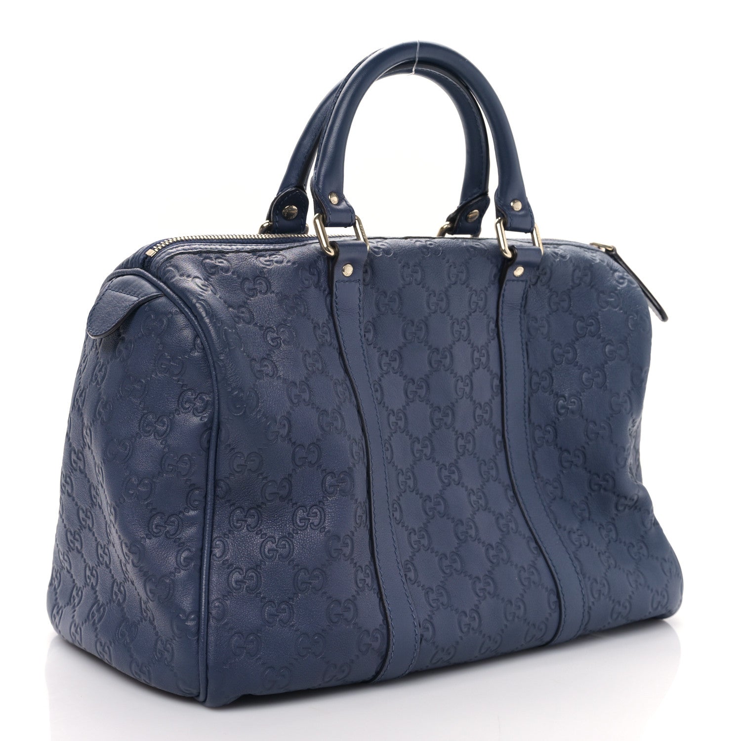 Gucci Guccissima Medium Joy Boston Blue 5 of 17