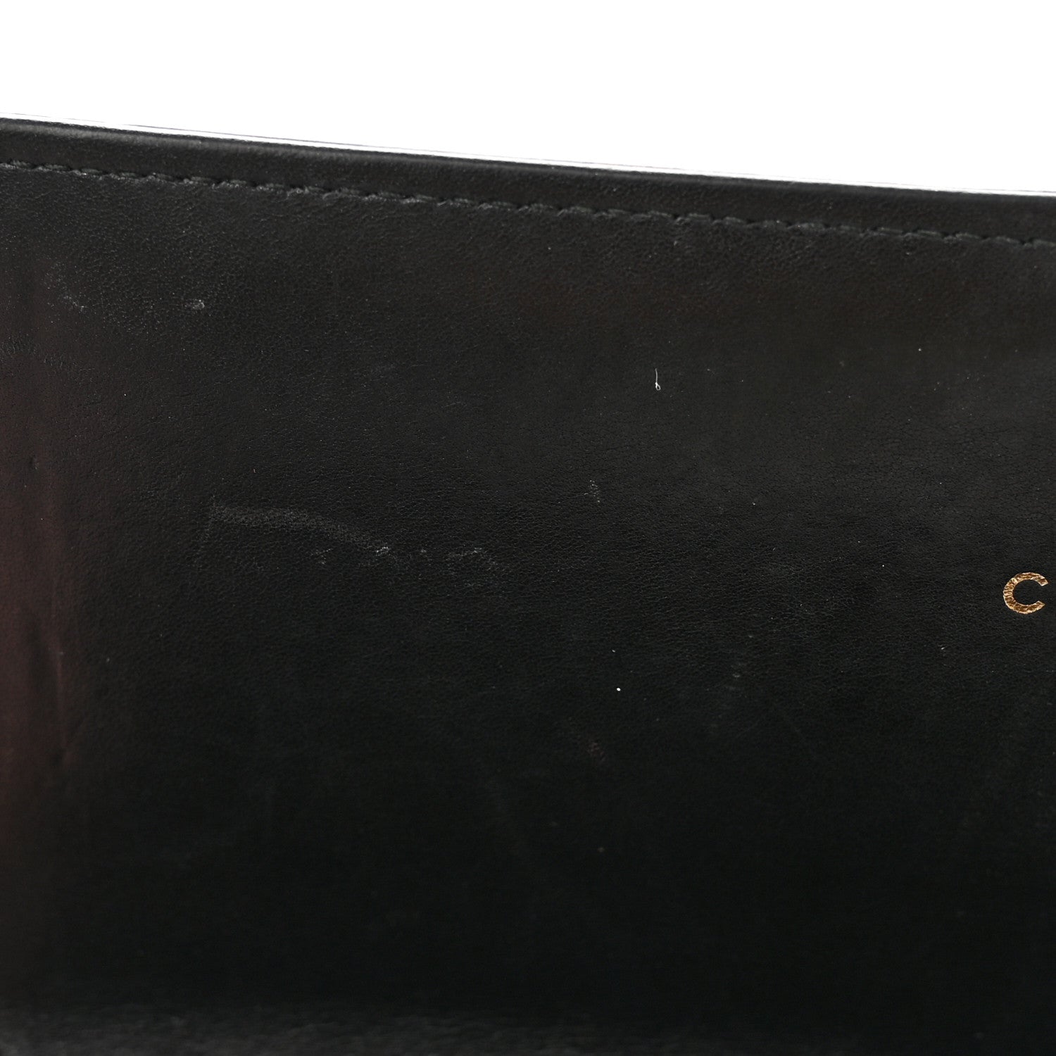 Chanel Calfskin Caviar Quilted Chevron Mixed Boy Wallet On Removable Chain Black 17 of 17