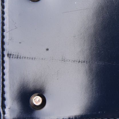 Christian Dior Glazed Calfskin Large Lady Dior Dark Blue 13 of 14
