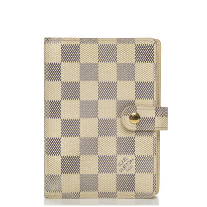 Louis Vuitton Damier Azur Small Ring Agenda Cover 1 of 7
